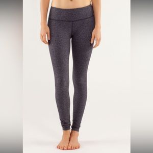 Lululemon wunder under herringbone black